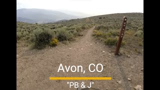"PB & J" trail ride in Avon, CO.