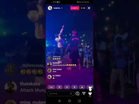 Jizzle and attack on stage 🌋🌋🎵🎤