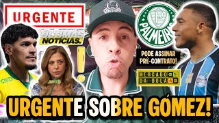 URGENTE SOBRE GUSTAVO GÓMEZ! PALMEIRAS QUER ATACANTE DO GRÊMIO? DIRETORIA VAI PEITAR A CONMEBOL; E+