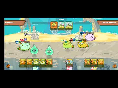 1 v 3 Budget Backlane Healing Plant | Axie Infinity