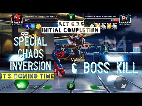 Act 6.3.6 Special Chaos Inversion Path and Captain America IW Boss Kill - Initial Completion