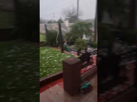 TEMPORAL DE GRANIZO EM UBIRETAMA/RS