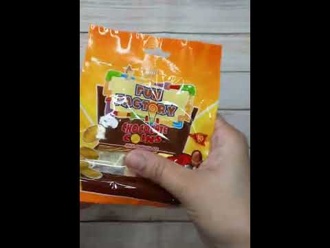 CHOCOLATE COINS #asmr #satisfyingvideo #chocolate #sweets #shorts #trending #milkchocolate #coins