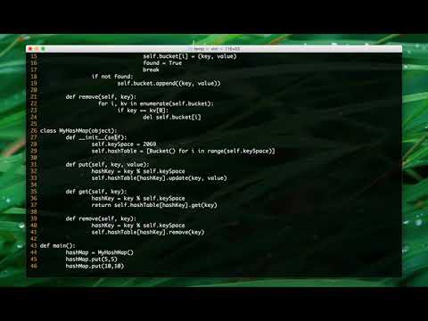 [9b/1000+] Design and Implement a HashMap - Python [L1]