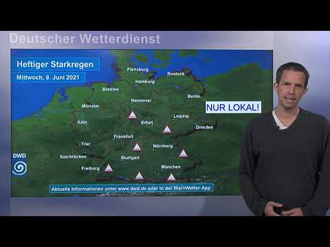 09.06.2021 Unwetterinformation - Deutscher Wetterdienst (DWD)