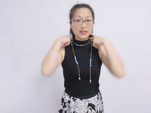 Nugget Turquoise Faceted Citrine Yellow Crystal Beaded Open End Necklace(PD478)