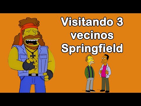 Visitando 3 vecinos (1ra Parte), The Simpsons Springfield 2021
