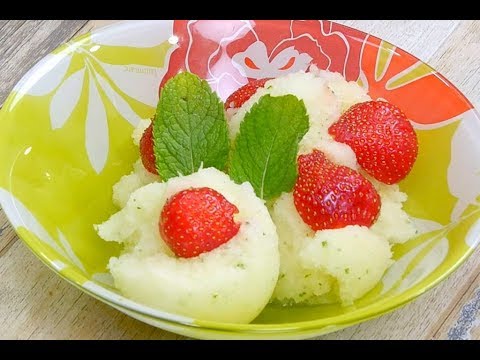 Recette Sorbet ananas menthe