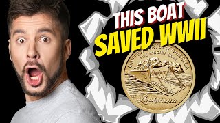 #ShipsonCoins Higgins Boat – WWII American Innovation coin