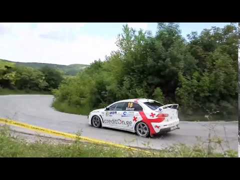 Alexandar Lomadze Mevludi Meladze Mitsubishi Lancer Evo X   rally Bulgaria 2017 1