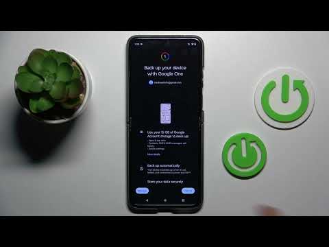 How to Enable Google Backup on Motorola Razr 40
