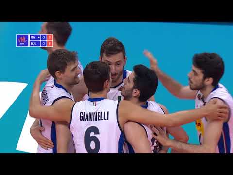 VNL Maschile 2019: gli highlights di Italia - Bulgaria