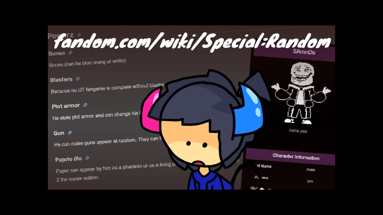 looking at random fandom wikis