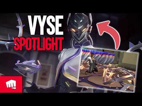 NEW AGENT VYSE - ALL ABILITIES AND GAMEPLAY | Valorant German - Spotlight