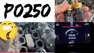 Oil Pressure Sensor Swap in a 2015 Dodge Durango (P0520)