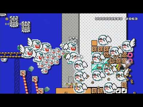 Water+Auto=Wauto? Auter? HOLD ↑ by W.W. Blind - Super Mario Maker - No Commentary 1bo