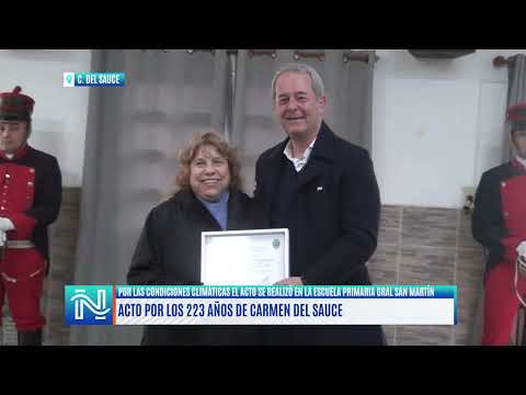 ACTO ANIVERSARIO EN CARMEN DEL SAUCE