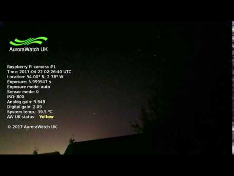 Aurora timelapse, 2017-04-22
