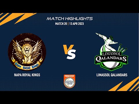Match 20 - NRK vs LQ | Highlights | FanCode ECS Cyprus | 13 Apr 2023 | ECS23.187