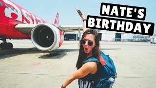 THAILAND to MYANMAR on Air Aisa | Nate's Birthday &amp; Shwedagon Pagoda - YouTube