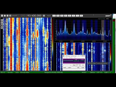 Sporadic E reception in Scotland. 93.4 FM Radio Cagnac, France