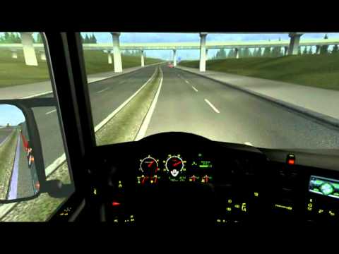 Euro Truck Simulator 2008 load to Oslo with Scania R500 part2