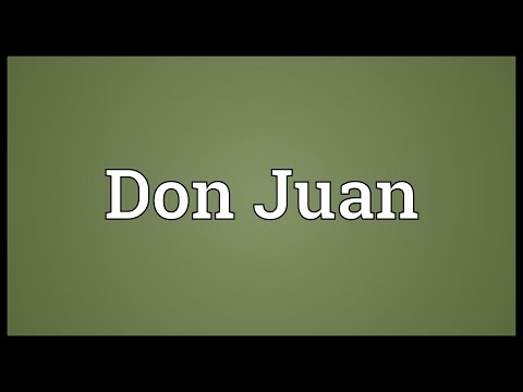 Don Juan Meaning