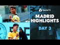 Alcaraz, Zverev In Action; Rune vs Navone in THRILLER | Madrid 2024 Highlights Day 3