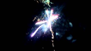 preview picture of video 'Falls City, Oregon 4th of July Fireworks 2012'