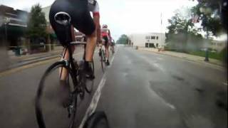 preview picture of video 'Warsaw Downtown Classic Criterium Race 2011 CAT 3/4 - GoPro HD Hero'