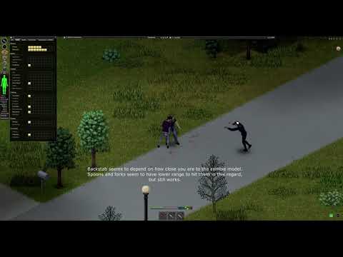 (NERFED) Project Zomboid - Knife Backstabbing guide