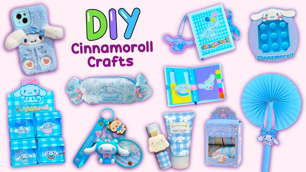 DIY Cinnamoroll Crafts - Handmade Cinnamoroll Stationery
