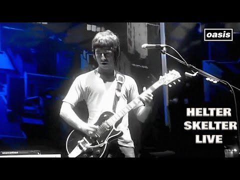 Oasis - Helter Skelter Live (Unofficial Video) (Beatles Cover)