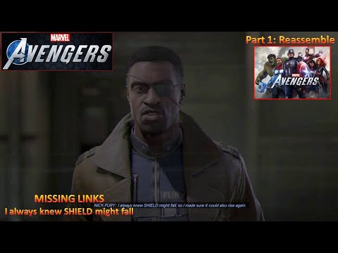 [*/\*] Marvel's Avengers - Missing Links - I always knew SHIELD might fall (Cinematic) (Part 1)