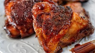THE BEST OVEN BAKED BBQ CHICKEN RECIPE! | SERIOUSLY IT