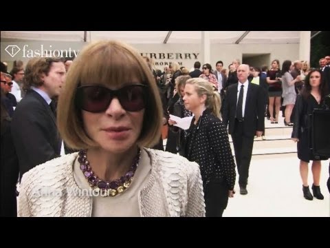 Burberry Spring/Summer 2013 ft Anna Wintour, Harry Styles, Christopher Bailey | London FW| FashionTV