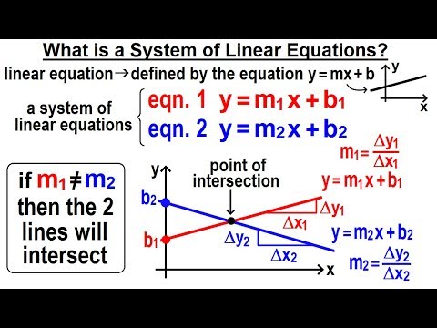 Algebra Ch 34 Solving Systems of Linear Equations 1 of 31 What is a System of Linear Equations