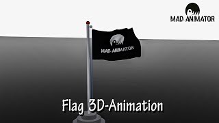 3D-flag Animation | 3D model