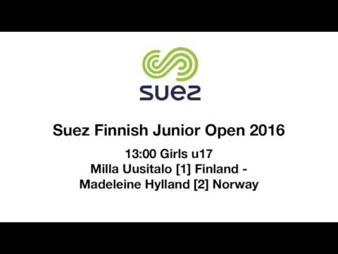 Suez FJO 2016 Milla Uusitalo FIN   Madeleine Hylland NOR