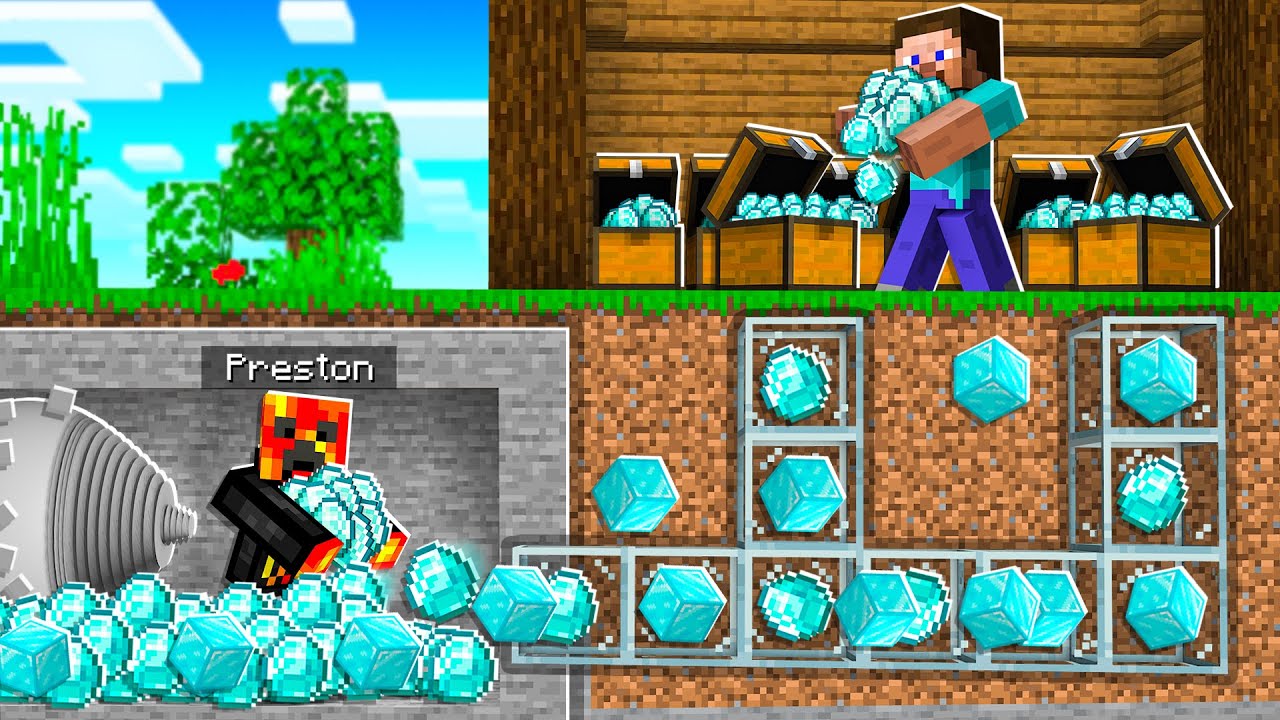 21 Ways to Steal Diamonds in Minecraft!