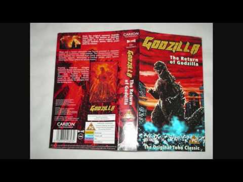 VHS Godzilla Videos From the 80s/90s