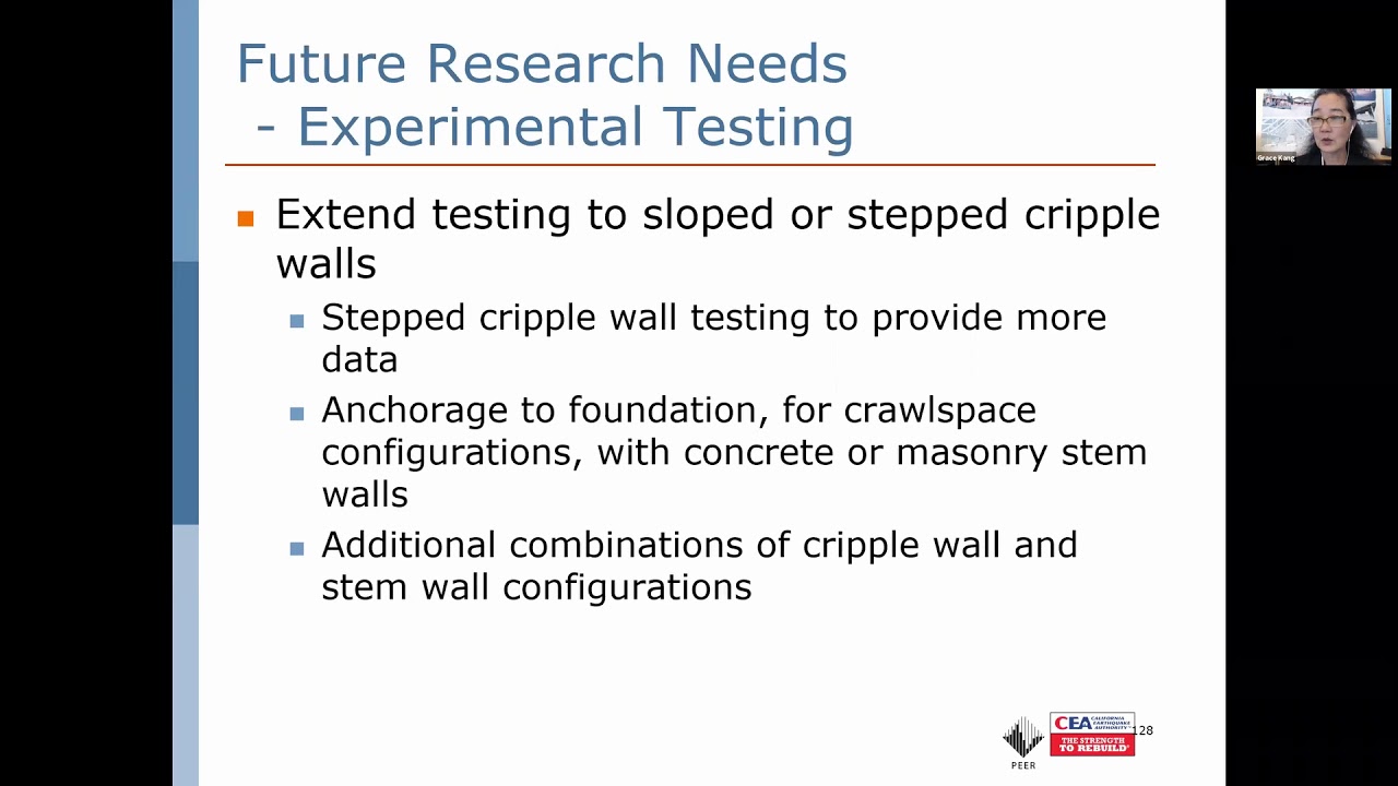 CEA 2020 Research Forum: CEA/PEER Project - Opportunities for Future Research from This Project