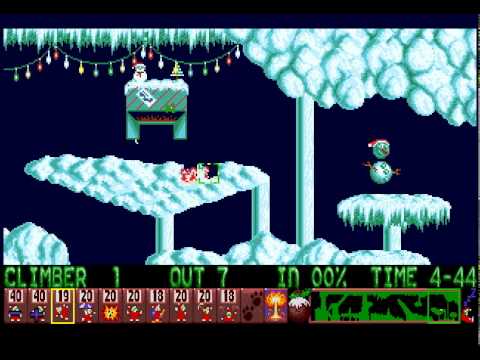 Xmas Lemmings 1991 Amiga