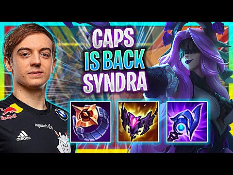 CAPS BRINGS BACK SYNDRA! | G2 Caps Plays Syndra Mid vs Viktor! | Preseason 2023