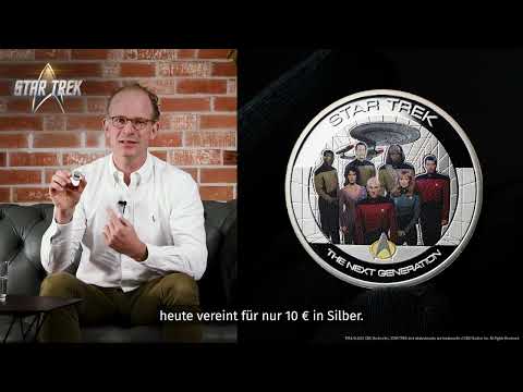 Die offizielle Gedenkprägung "STAR TREK™ - THE NEXT GENERATION" | Neu bei MDM