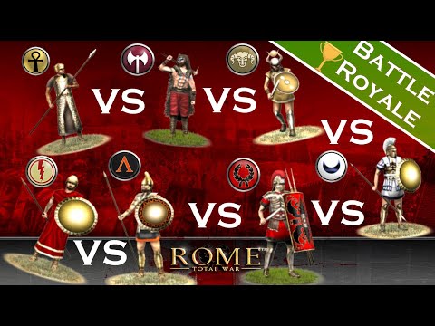 Battle Royale  Rome Total WAR! - Infantry Edition - Who wins?! ♠
