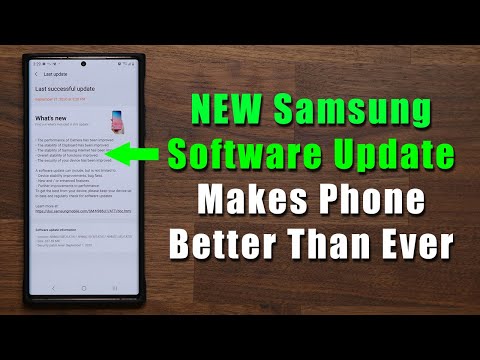 NEW Samsung Galaxy Software Update! - What's New? (Camera and Performance Upgrades)