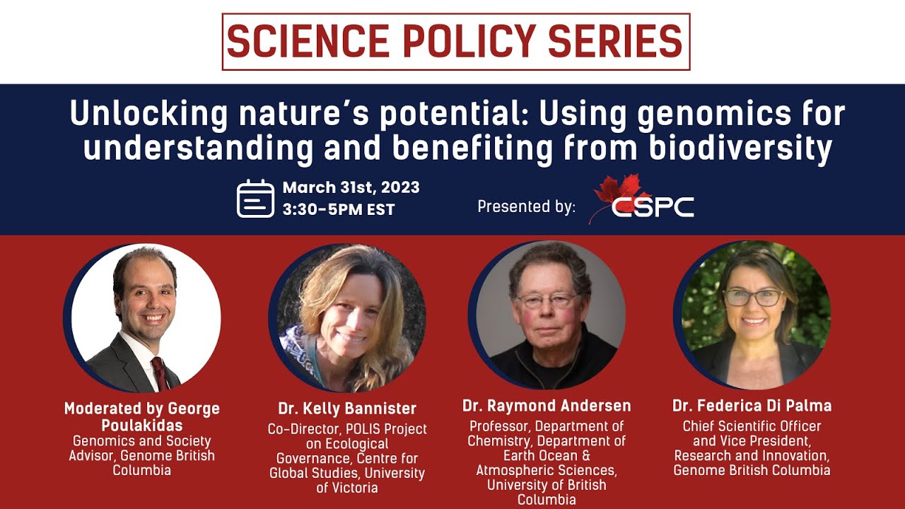 CSPC SciPol Series: Unlocking nature’s potential: Using genomics for benefiting from biodiversity