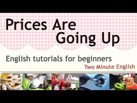 Shopping English - Talking About Rising Price. Daily English Lessons
