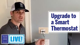 How to Upgrade to a Smart Thermostat with Four Wires | This Old House: Live